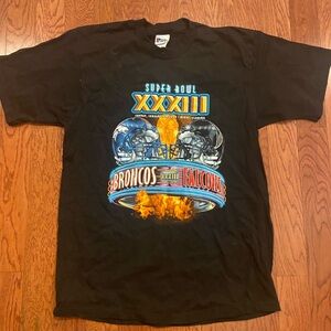 Vintage Broncos Falcons Super Bowl Pro Player T-Shirt Size Large
